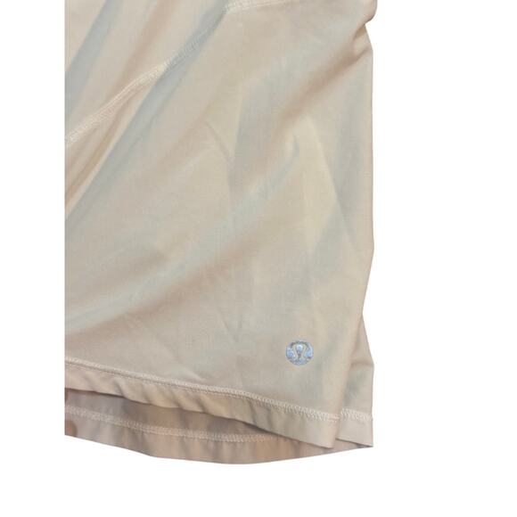 Lululemon white tennis skirt w ruffles & shorts skort sz 12 gently used - Picture 10 of 10